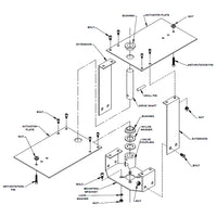 UBSP0006 | Custom BV Retrofit kit | Dual mount actuator | Belimo