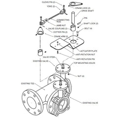 Belimo UFLK7400 Retro Kit | 3W 2  Masterseal GM  | Blackhawk Supply