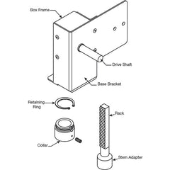 Belimo UGLK1550 Retrofit Kit | JCI .75" V-37 | 39 | 43 | VTM  | Blackhawk Supply