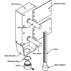 Belimo UGLK1478 Retrofit Kit | JCI 2.5"-4" V-52 | 54 | 58 | VG2  | Blackhawk Supply