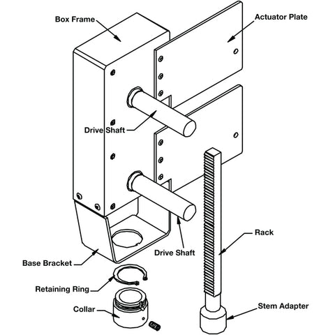 Belimo UGSP0002 Retrofit Linkage for Globe Valves  | Blackhawk Supply