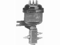 Three-Way Air Switching Valve, Barbed Fitting, Fits Polytubing, for Industrial Applications.