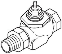 VB-7211-0-4-04 | Venta, Globe Valve, 1/2 in, 2-way, straight union NPT, stem up open, brass trim, 4.4 Cv | Schneider Electric