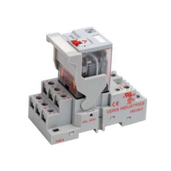 Veris VBD3B-F Full-Featured 3PDT Blade Style Relay Socket  | Blackhawk Supply