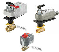 VBN2CPPXG201 | CONTROL BALL VALVE WITH ELECTRIC ACTUATOR - 1 IN. NPT - 2-WAY - 54 CV - PLATED BRASS TRIM - COMMUNICATING SYLK (FAIL CLOSED) - 24 VAC | Honeywell