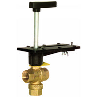 VBN3AJPL0000 | CONTROL BALL VALVE - 1/2 IN. NPT - 3-WAY - 8 CV - PLATED BRASS TRIM - LOW PROFILE | Honeywell
