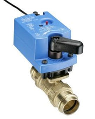 Johnson Controls VG1295CL+9T4GGA 1" TWO-WAY BALL VALVE;; 7.4 CV; PRESS END CONN.; SS TRIM; NON-SPRIG RTN; VA9104-GGA-3S ACTUATOR  | Blackhawk Supply