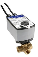 Johnson Controls VG1845BN+943BUB 3/4" 3W BALL VALVE 11.7CV; SS TRIM SPRG RTN CWON/OFF; WITH ONE SWITCH  | Blackhawk Supply