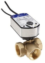 Johnson Controls VG1845ES+958AGC 1-1/2" 3W BALL VAL 46.8CV; SS TRIM SPRG RTN CWWITH TWO SWITCHES  | Blackhawk Supply