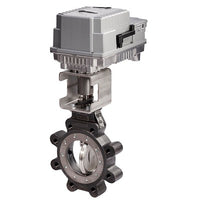 VH3L6LPSH/M | 3-WAY, 6 INCH, ANSI CLASS 150 HIGH PERFORMANCE BUTTERFLY VALVE, CV1041, CLOSE-OFF 150psi, 24VAC, FLOATING / 2-POSITION, 30s, FAIL-SAFE IN PLACE, 2 x SPDT, NEMA4X, INCLUDED, (INCLUDES MBP6L9SH/U ACTUATOR) | Honeywell