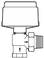 Schneider Electric VK-7251-201-3-08 VB: 1/2 in, 2W, Globe, ANG, NPT, UO, SS, 16cv, 130 PSI; Act (MK-2690): Pneu, 2Pos/Prop, Slt PSIG, SR, NO, Air NPT, Linear, N1  | Blackhawk Supply