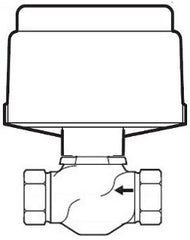 Schneider Electric VK-7263-203-4-02 VB: 1/2 in, 2W, Globe, STR, NPT, UC, BR, 1.3 cv, 130 PSI; Act (MK-2690): Pneu, 2Pos/Prop, Slt PSIG, SR, NO, Air NPT, Linear, N1  | Blackhawk Supply