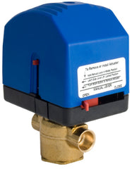 Schneider Electric VM2417T13A00T Erie PopTop, Zone Valve Assemblie, 1 in, 2-Way, Sweat, Brass, 7.5 cv, 15 PSI, Floating, Spring Return, Normally Closed, 24 VAC, Time-out, NEMA 1  | Blackhawk Supply