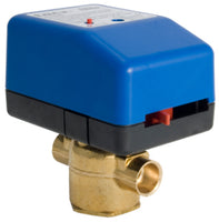 VM2427T33A00T | Erie PopTop, Zone Valve Assemblie, 1 in, 2-Way, NPT, Brass, 8 cv, 35 PSI, Floating, Non-Spring Return, 24 VAC, No Leads, Time-out, NEMA 1 | Schneider Electric