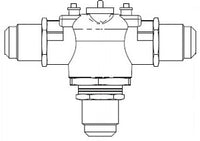 VS3251 | VB: 1/2 in, 3W Mix/Div, Zone, FLR, BR, 1.5 cv | Schneider Electric