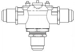 Schneider Electric VT3252 VB: 1/2 in, 3W Mix/Div, Zone, FLR, BR, 3 cv  | Blackhawk Supply