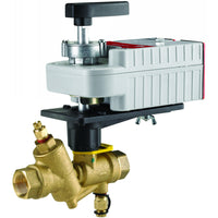VRN2ABSXE201 | PRESSURE INDEPENDENT CONTROL VALVE WITH ELECTRIC ACTUATOR - 1/2 IN. NPT - 2-WAY - 1 GPM - STAINLESS STEEL TRIM - DCA PROFILE - MODULATING (FAIL-SAFE CLOSED) WITH 1 METER CABLE - 24 VAC | Honeywell