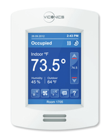 VTR8350A5500BP | FCU ROOM CONTROLLER W/PIR & HUMIDITY AND ZIGBEE PRO ON-BOARD [VC SERIES RELAY PACK SOLD SEPARATELY] | Viconics