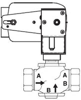 VS-7263-537-4-09 | VB: 1-1/4 in, 2W, Globe, STR, NPT, UC, SS, 20 cv, 75 PSI; Act (MS40-7043-501): Elec, Prop, SR, NC, 24 VAC/VDC, Plen, 35 in-lb, Rotary, SPDT, N2 | Schneider Electric