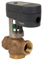 VS-7313-110-4-04 | VB: 1/2 in, 3W Mix, Globe, STR, NPT, BR, 4.4 cv, 250 PSI; Act (MG350V-24M): Elec, Mod, NSR, 24 VAC, 78 lbf, Linear, N2 | Schneider Electric