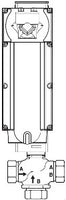 VS-7313-576-4-10 | VB: 1-1/2 in, 3W Mix, Globe, NPT, BR, 28 cv, 160 PSI; Act (MS40-7173): Elec, Prop, SR, NC, 24 VAC/VDC, App, 150 in-lb, Rotary, N1/N4 | Schneider Electric