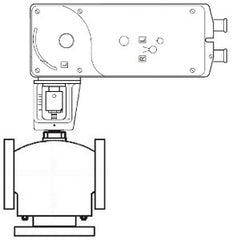 Schneider Electric VS-9313-596-5-13 VB: 3 in, 3W Mix, Globe, FLG, UC, BR, 101 cv, 22 PSI; Act (MS61-7203): Elec, Prop, 2-10 VDC/4-20 mAdc, SR, NC, 24 VAC/VDC, App, 220 lbf, Linear, N2  | Blackhawk Supply