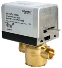 Schneider Electric VT2232H13U020 VB: 1/2 in, 2W, Zone, Rp Int, BR, 2.5 cv, 50 PSI; Act (AH13U020): Elec, 2Pos, SR, NC, 110-240 VAC, App, N1  | Blackhawk Supply