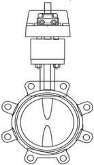 Schneider Electric VSFS-6200-E25-L-13 VB: 3 in, 2W, BFV, FLG, Full, FE, 461 cv, 175 PSI; Act (BRY-NR-2224-542): Elec, Prop, NSR, 24 VAC/VDC, TB, 210 in-lb, SPDT  | Blackhawk Supply