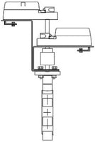 VSUS-6200-E25D-L-16 | VB: 6 in, 2W, BFV, FLG, Under, FE, 1850 cv, 50 PSI; Act (BRY-NR-2224-541+BRY-NR-2224-542): Elec, Prop, NSR, 24 VAC/VDC, TB, 210 in-lb, SPDT, Dual act | Schneider Electric