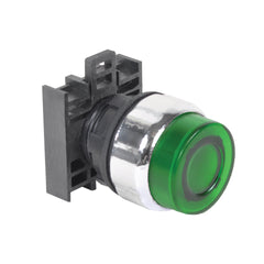 C3 Controls W22IPB-EG-FM24LG-10 W22IPB-EG-FM24LG-10 - W22 IPB, Extended Cap Green, 24V FV, LED GN, 1 NO  | Blackhawk Supply
