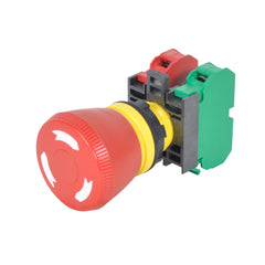 C3 Controls W22PTR-MR-10 W22PTR-MR-10 - W22 PTR, Black Housing, 40mm Red Cap, 1 NO  | Blackhawk Supply