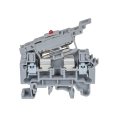 C3 Controls WTB2-FB52L24A (WTB2-FB52L24A - IEC Terminal Block, Screw Clamp, Fuse Holder, w/LED Indication, 6.3A, 24V AC/DC, Grey Pack of 50 | Blackhawk Supply