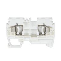 WTB2S-W2-WH | WTB2S-W2-WH - SPQ(100), TB146 20A FEED THRU SPRING CLAMP TB WHITE Pack of 100 | C3 Controls