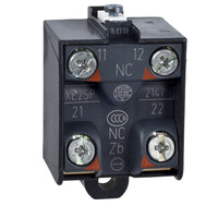 XE2SP2141 | Limit Switch Contact Block, 2NC, snap action, simultaneous | Square D by Schneider Electric