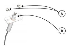 Lennox Y5352 Lennox 550002283, Flame Sensor Kit, For Wall-Mounted Gas Boilers GWM Series  | Blackhawk Supply