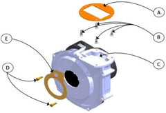 Lennox Y5363 Lennox 550002293, Blower Kit for Wall Mounted Condensing Gas Boiler GWM-200  | Blackhawk Supply