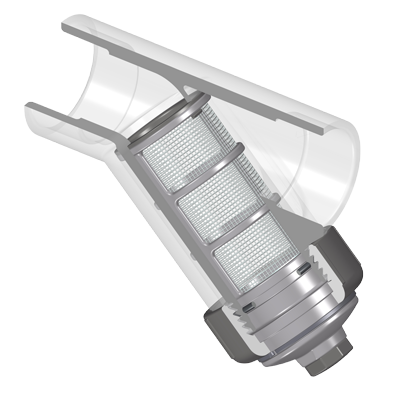 Spears YS22P8-007 3/4 PVC WYE STRAINER SOCKET EPDM P8 MESH  | Blackhawk Supply