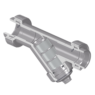 Spears YS3BC8-007C 3/4 CPVC T/U Y STRAINER FPT FKM C8 MESH  | Blackhawk Supply