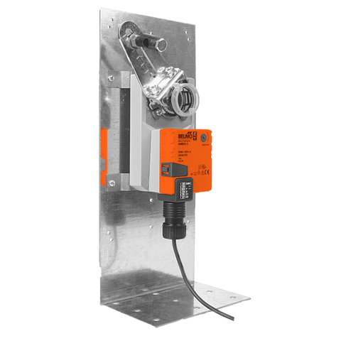 Belimo ZG-104 Universal right angle bracket (13-5/8" H x 7-1/2" W x 4" base).  | Blackhawk Supply