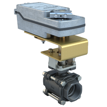 Bray BV1-CS3-105/DS24-180 2 Way Ball Valve | 1 Inch | 24 VAC / VDC Spring Return Actuator  | Blackhawk Supply