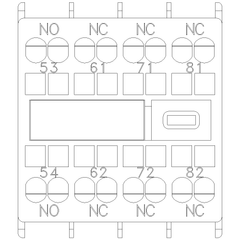 Siemens Electrical 3RH29112GA13 AUX. SWITCH 1NO+3NC FOR S00 SPRING  | Blackhawk Supply