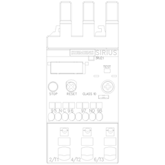 Siemens Electrical 3RU21264BC0 OVERLOAD RELAY CL10 S0 14-20A SPRING  | Blackhawk Supply