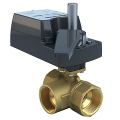 Bray ST2-125-3-19/D24-70 1.25" | ST2 Threaded Characterized ball valve | 3way | CV 18.7 | Damper & Valve actuator | 24 Vac/dc | 70 lb-in | on/off or floating | Non-Spring Return  | Blackhawk Supply