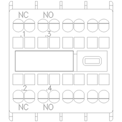 Siemens Electrical 3RH29112HA11 CONTACTOR_AUX_AC  | Blackhawk Supply