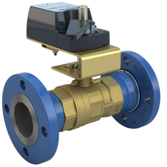 Bray STM250-2-47/D24-210 2.5" | STM Flanged Characterized ball valve | 2way | CV 47 | Normally Open | Damper & Valve actuator | 24 Vac/dc | 210 lb-in | on/off or floating | Non-Spring Return  | Blackhawk Supply