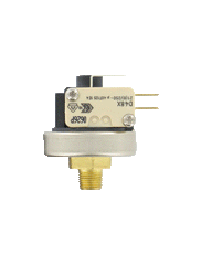 Dwyer A9-1 Pressure switch | range 2.9-8.7 psig (0.2-0.6 bar) | deadband 2.9 ±1.5 psig (0.2 ±0.1 bar) | max. pressure 43.5 psig (3.0 bar) | temperature limit 185°F (85°C) | silicone diaphragm.  | Blackhawk Supply