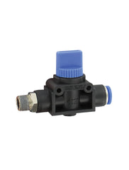 Dwyer A-4021-6 Quick connect pneumatic valve with extension | 10 mm tubing (OD) x 1/4" BSPT.  | Blackhawk Supply