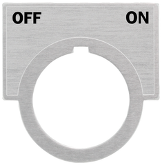 Siemens Electrical 52NL26 ACCESSORY | LEGEND OFF-ON  | Blackhawk Supply