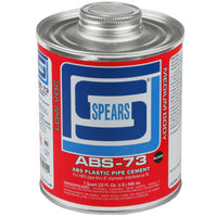 ABS73B-010 | 1/2 PINT ABS-73 MED BODY BLACK ABS | (PG:708) Spears