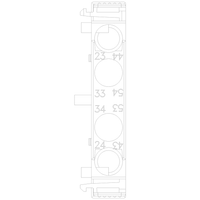 3RH29111DA20 | AUX. SWITCH LATERAL 2NO FOR S00 SCREW | Siemens Electrical